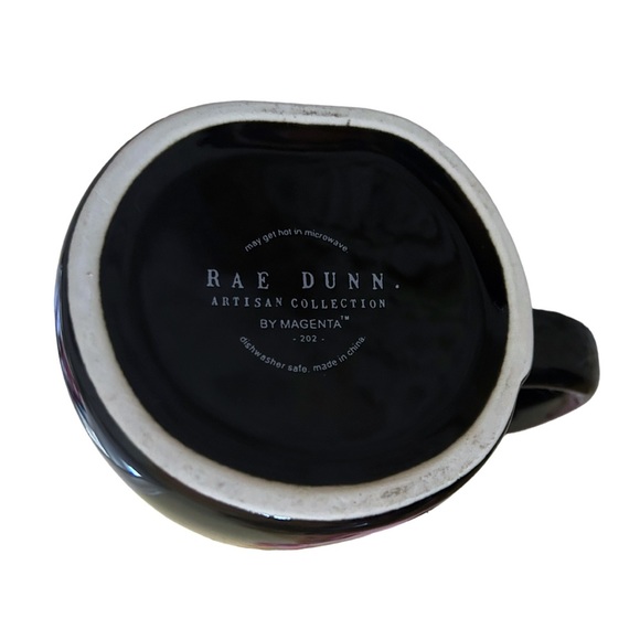 Rae Dunn Spooky Black Cat Mug with Topper - Picture 3 of 3